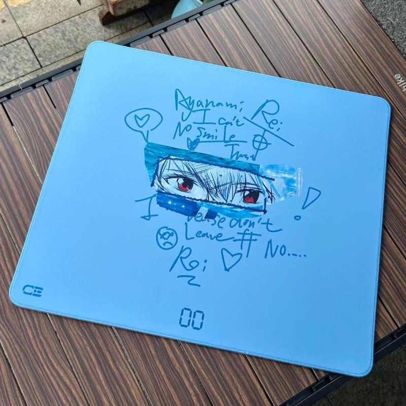 Gaming Office Accessories - 에반게리온 레이 아야나미 마우스패드 애니메이션 프린팅