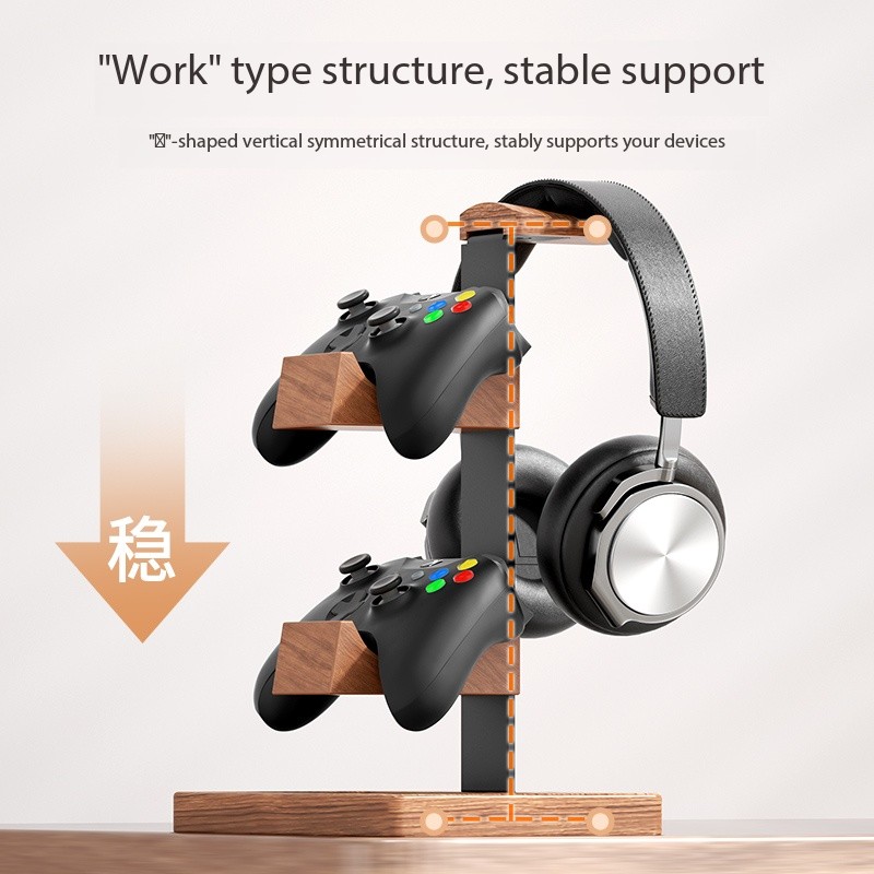 Gaming Accessories Wall Mount - 원목 벽걸이 선반 컨트롤러 홀더 및