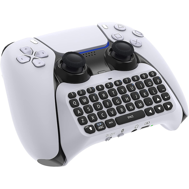 Gaming Zone Accessories - PS5 컨트롤러용, Bluetooth 3.0 Chatpad DualSense