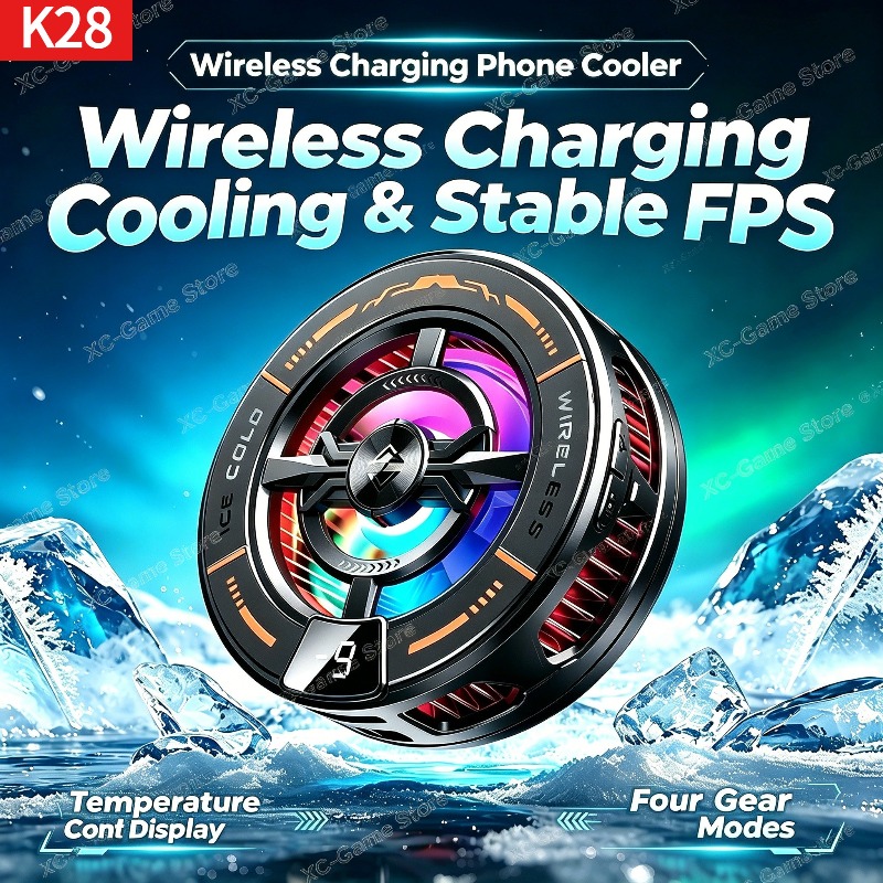 K28 자기 반도체 휴대폰 쿨러(무선 고속 충전기 포함 - Gaming Zone Accessories 리뷰 및 가격