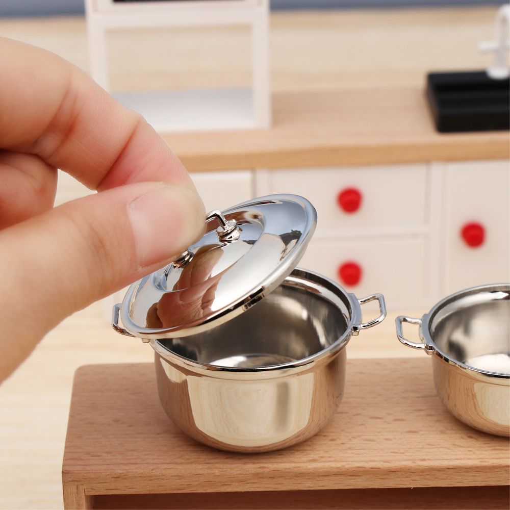 1/12 미니어처 수프 냄비, 인형의 집 액세서리, 놀 - Gaming Kitchen Accessories 리뷰 및 가격
