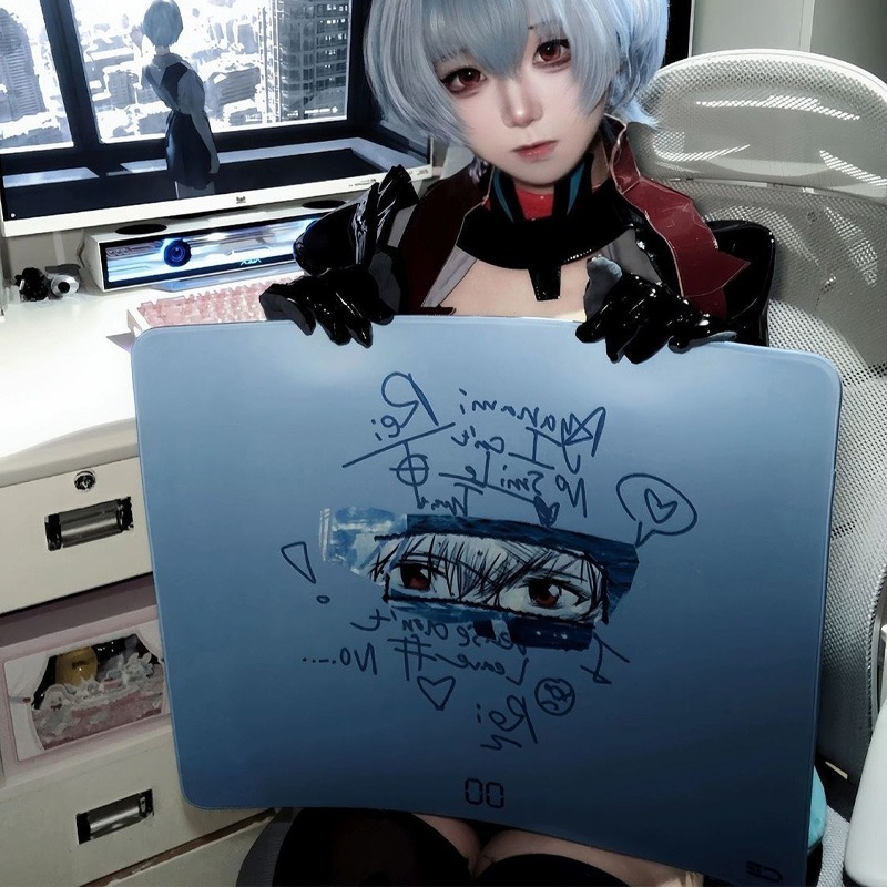 에반게리온 레이 아야나미 마우스패드 애니메이션 프린팅  - Gaming Office Accessories 리뷰 및 가격