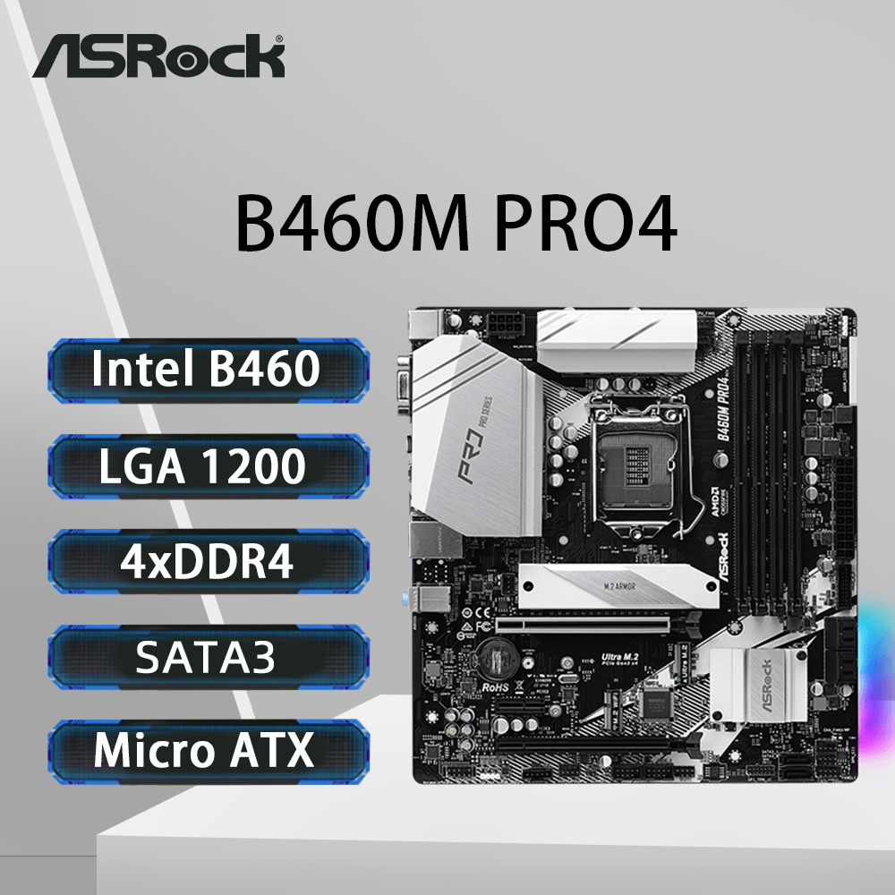 ASRock B460M PRO4 마더보드 LGA 120 - Intel Cpu Core I9 리뷰 및 가격