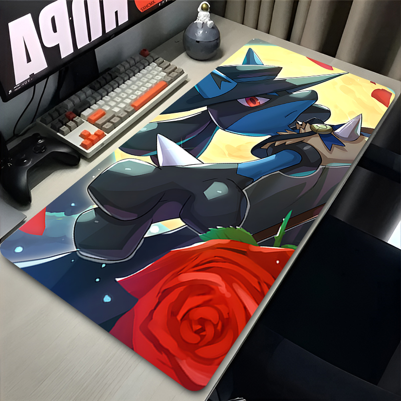 마우스 패드 멋진 애니메이션 P-포켓몬 루카리오 마우스 - Gaming Accessories Laptop 리뷰 및 가격