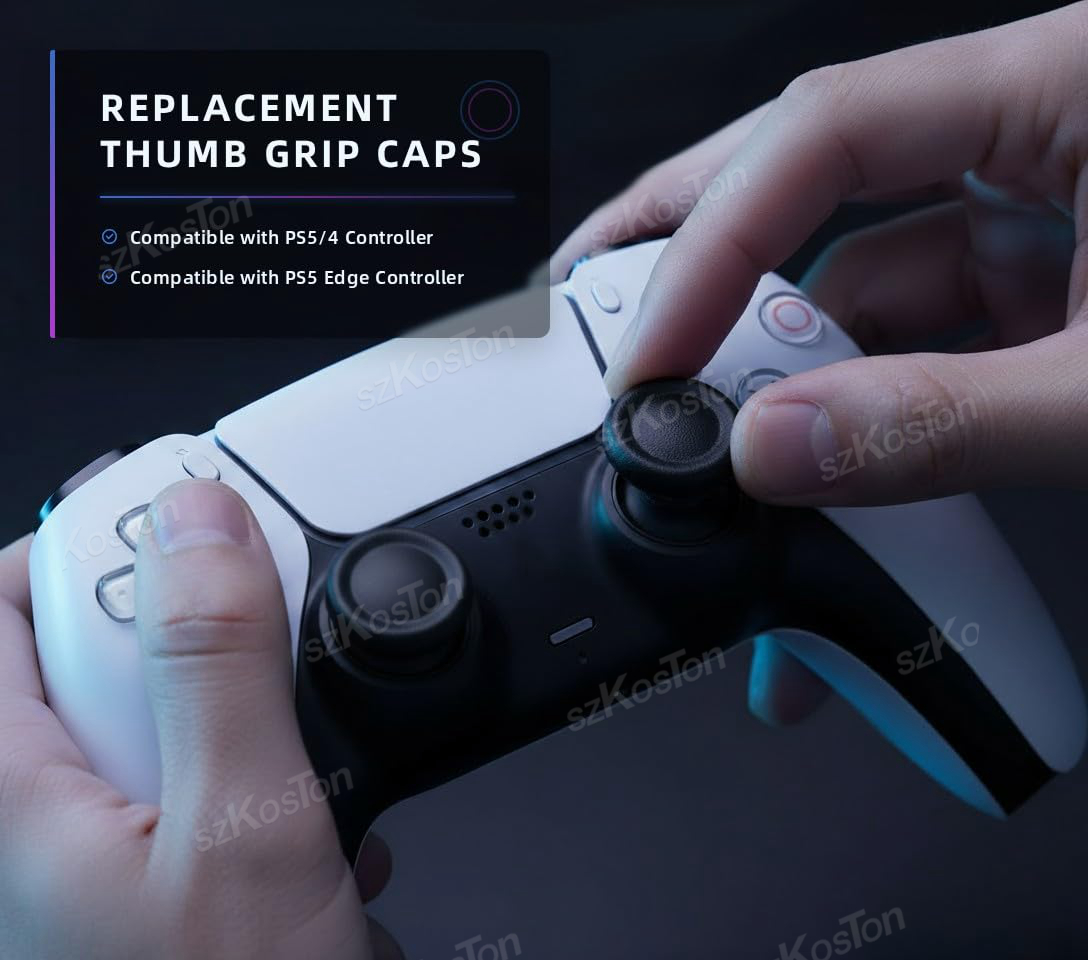 PS5/PS4 컨트롤러용 교체 조이스틱 캡 6-8개,  - Gaming Zone Accessories 리뷰 및 가격