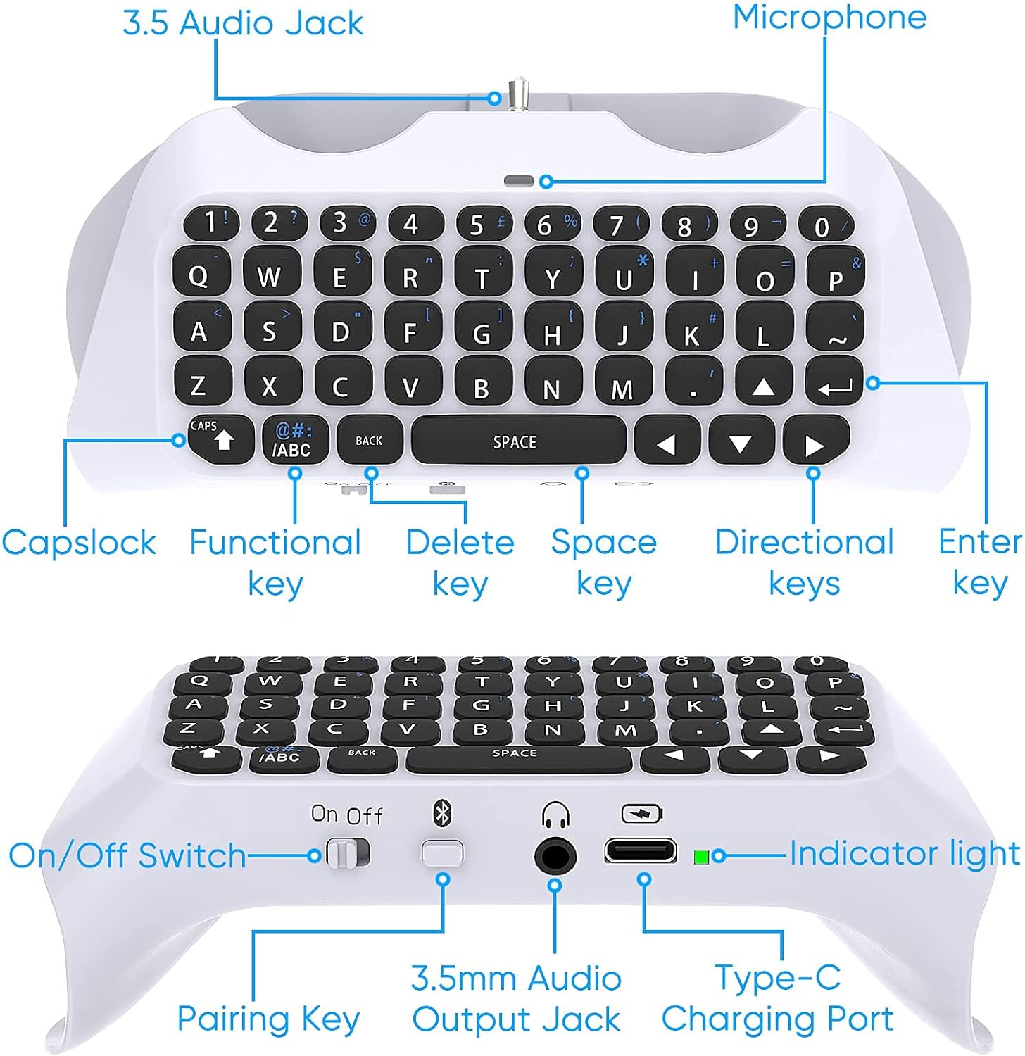 PS5 컨트롤러용, Bluetooth 3.0 Chatp - Gaming Zone Accessories 리뷰 및 가격