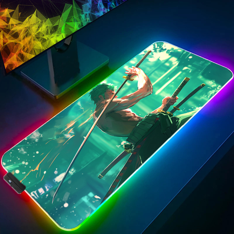 원피스 조로 마우스 패드 RGB 게임 액세서리 Gabi - Gaming Accessories Tablet 리뷰 및 가격