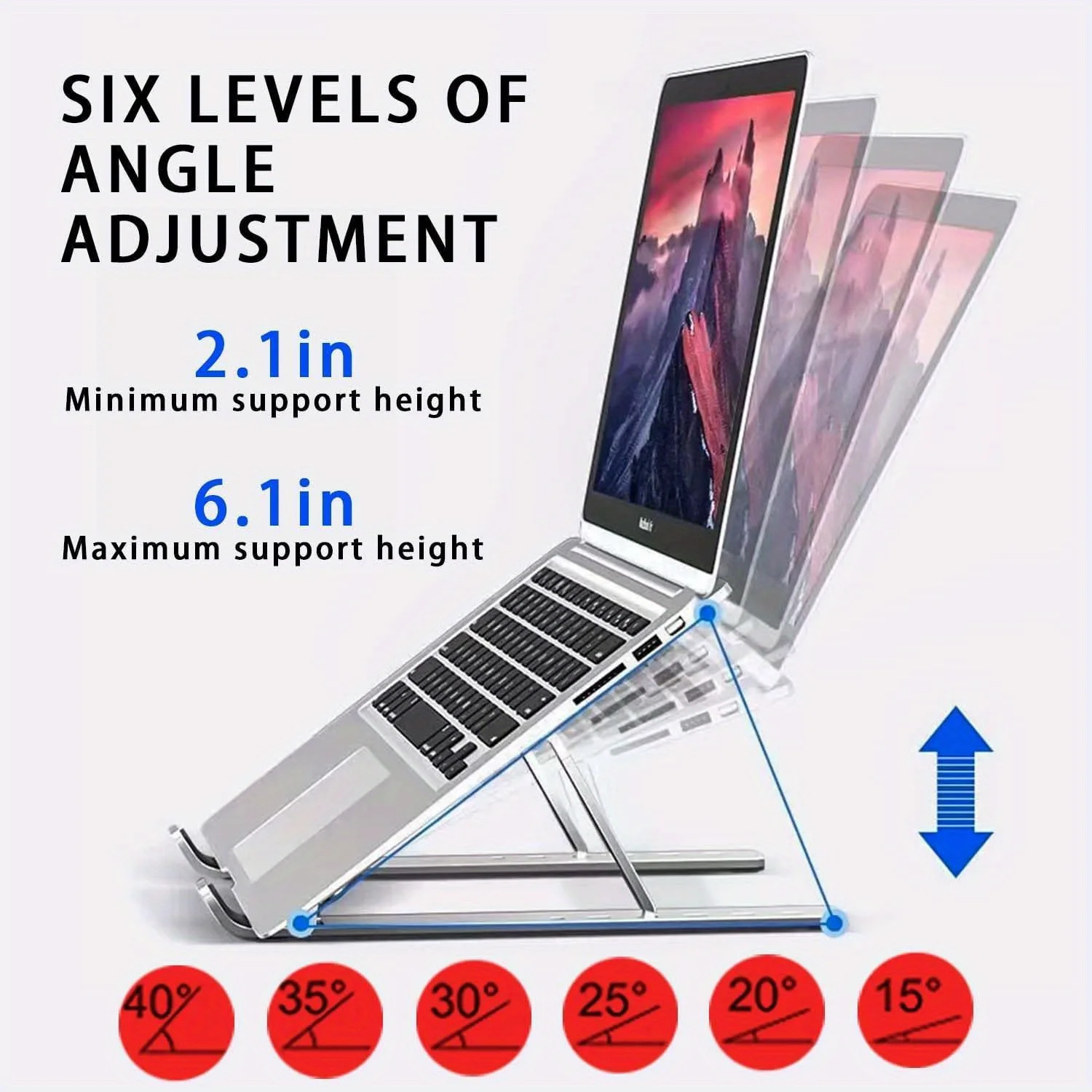 조정 가능한 알루미늄 노트북 스탠드 - 8~16인치 노 - Gaming Accessories Pink 리뷰 및 가격