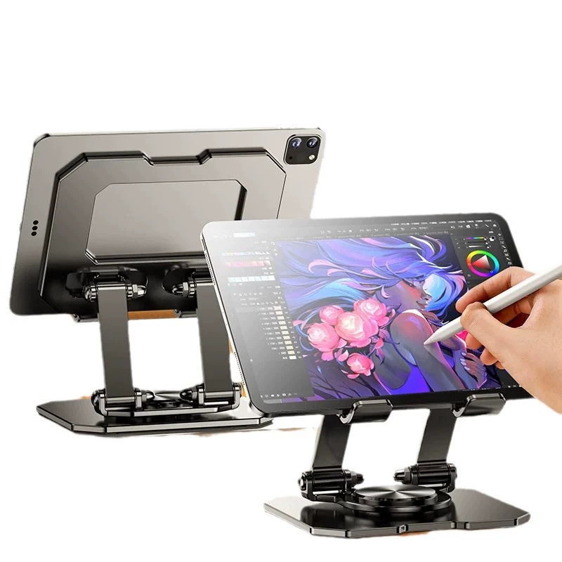 360 °   회전식 태블릿 스탠드, 조절 가능한 접이 - Gaming Accessories Tablet 리뷰 및 가격