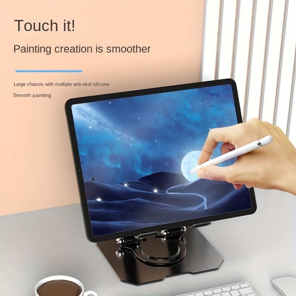 360 °   회전식 태블릿 스탠드 조정 가능한 접이식 - Gaming Accessories Tablet 리뷰 및 가격