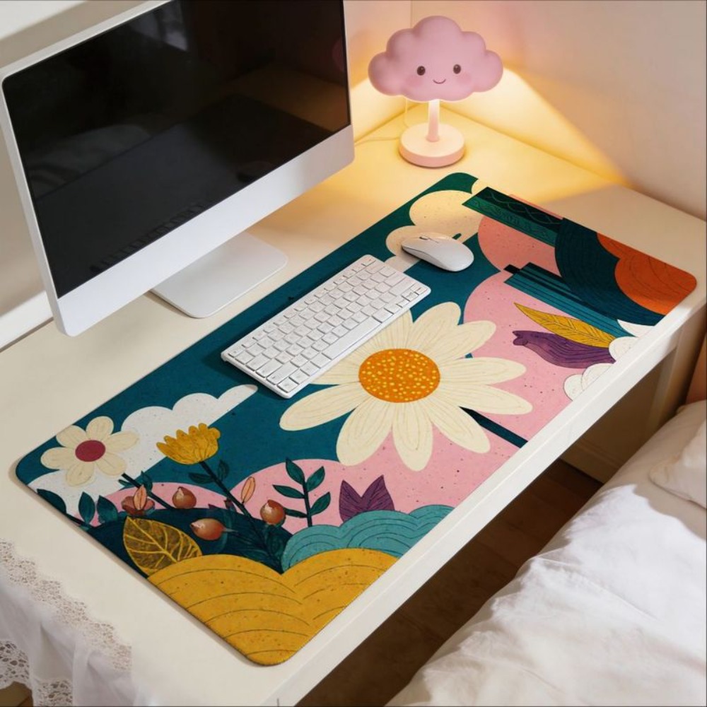기린 무늬 식물 디자인의 미끄럼 방지 바닥 커버, 게임 - Gaming Laptop Essential Accessories 리뷰 및 가격