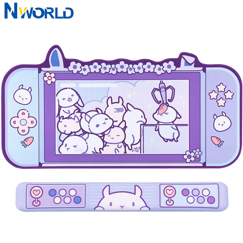 대형 카와이 게임용 마우스 패드 귀여운 핑크 퍼플 사쿠 - Gaming Accessories Pink 리뷰 및 가격