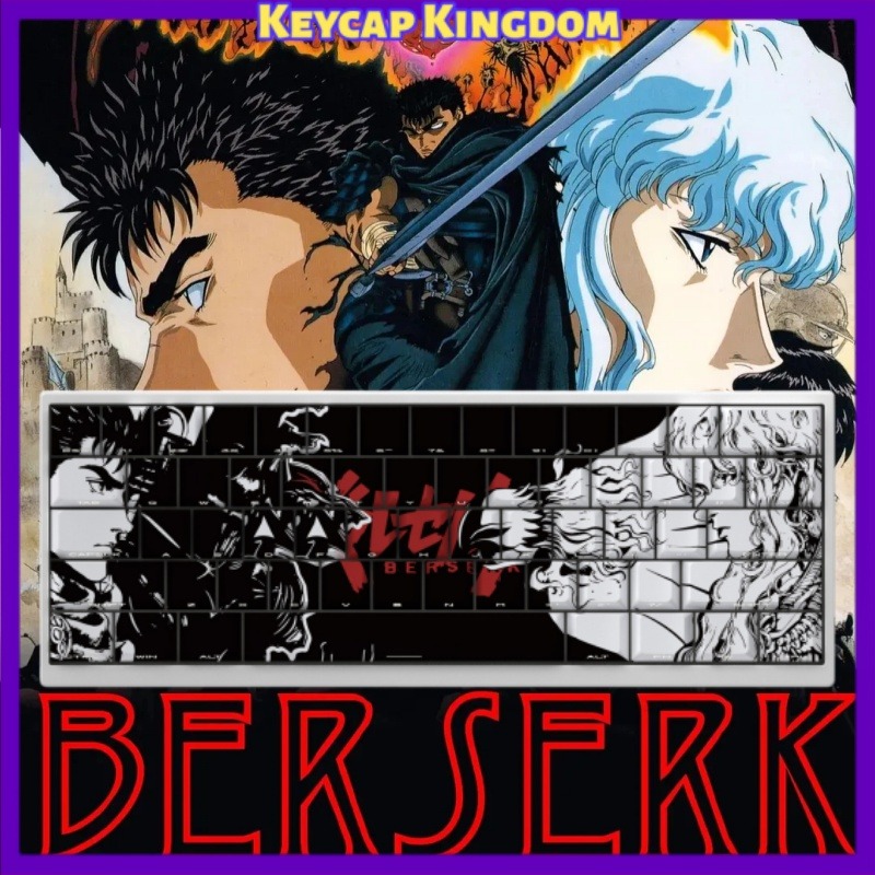 BERSERK 테마 애니메이션 키캡 98 키 기계식 키 - Gaming Accessories Tablet 리뷰 및 가격