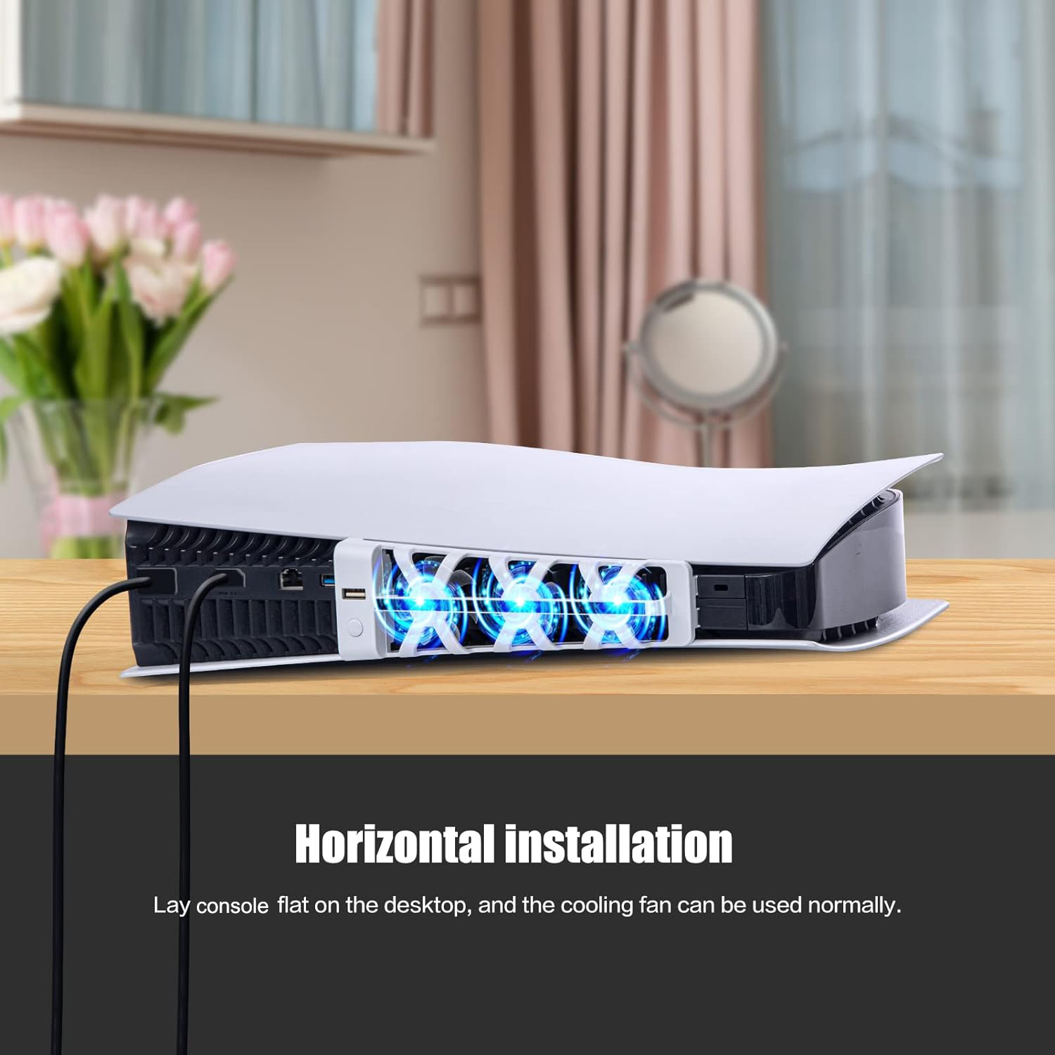 LED 조명이 포함된 PS5 Slient 냉각 팬용 추 - Gaming Zone Accessories 리뷰 및 가격